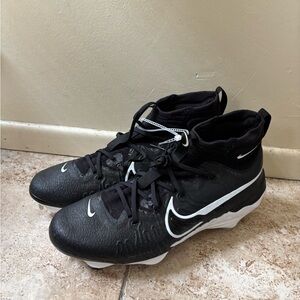 Nike Alpha Huarache NXT - Sz 14 Men Baseball Cleat Black White DJ6517-001 NEW